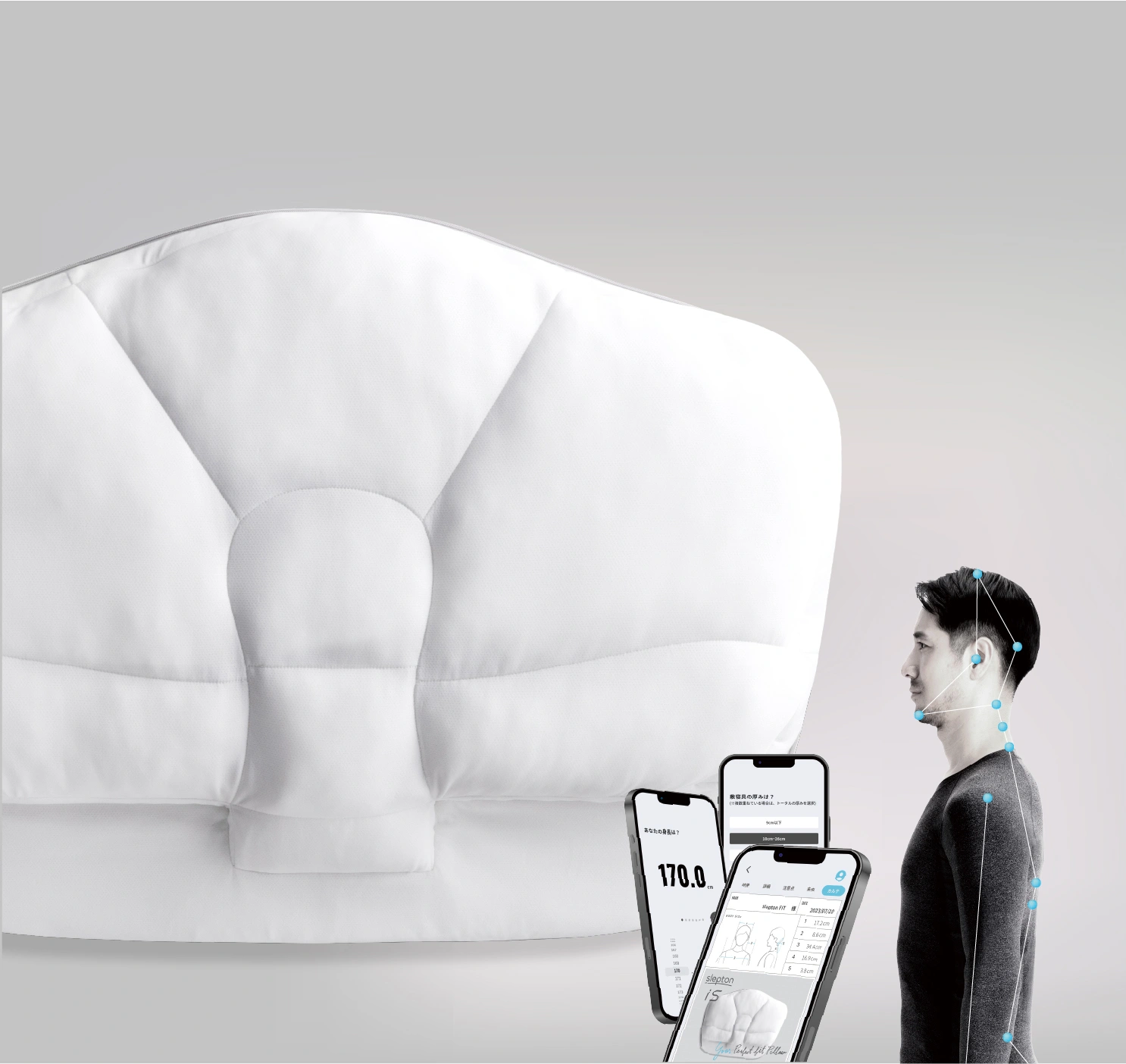 AI Perfect fit Pillow slepton iS